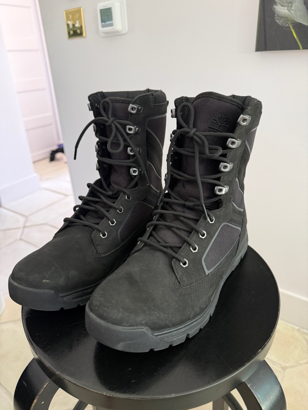Timberland Men's Black Suede Boot